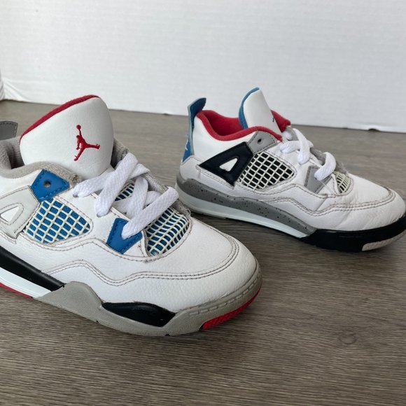 Air Jordan Retro 4 BT High Tops Kid’s 10C - Picture 2 of 6